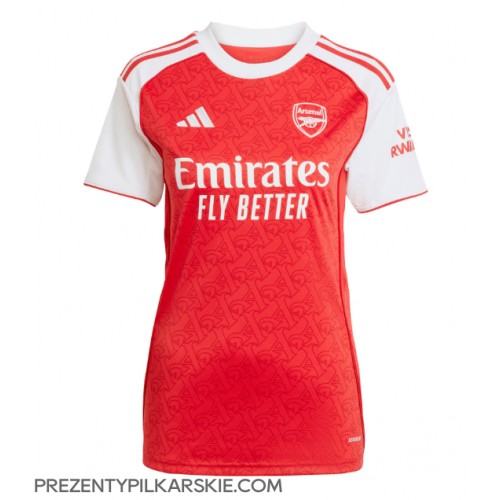 Stroje piłkarskie Arsenal Koszulka Podstawowej dla damskie 2025-26 Krótki Rękaw